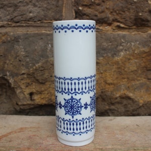 Vase Real Cobalt Unterweissbach Porcelain 70s GDR DDR