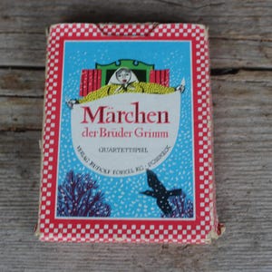 Märchen der Brüder Grimm / Quartettspiel DDR / Schwarzer Peter / Verlag Rudolf Forkel KG Pössneck / 60er Jahre
