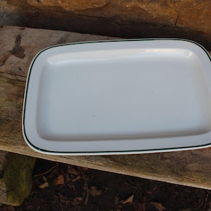 1 of 2 Serving Plate Serving Plate Cake Plate Meat Plate Rational Porcelain Mitropa Canteen Restaurant GDR