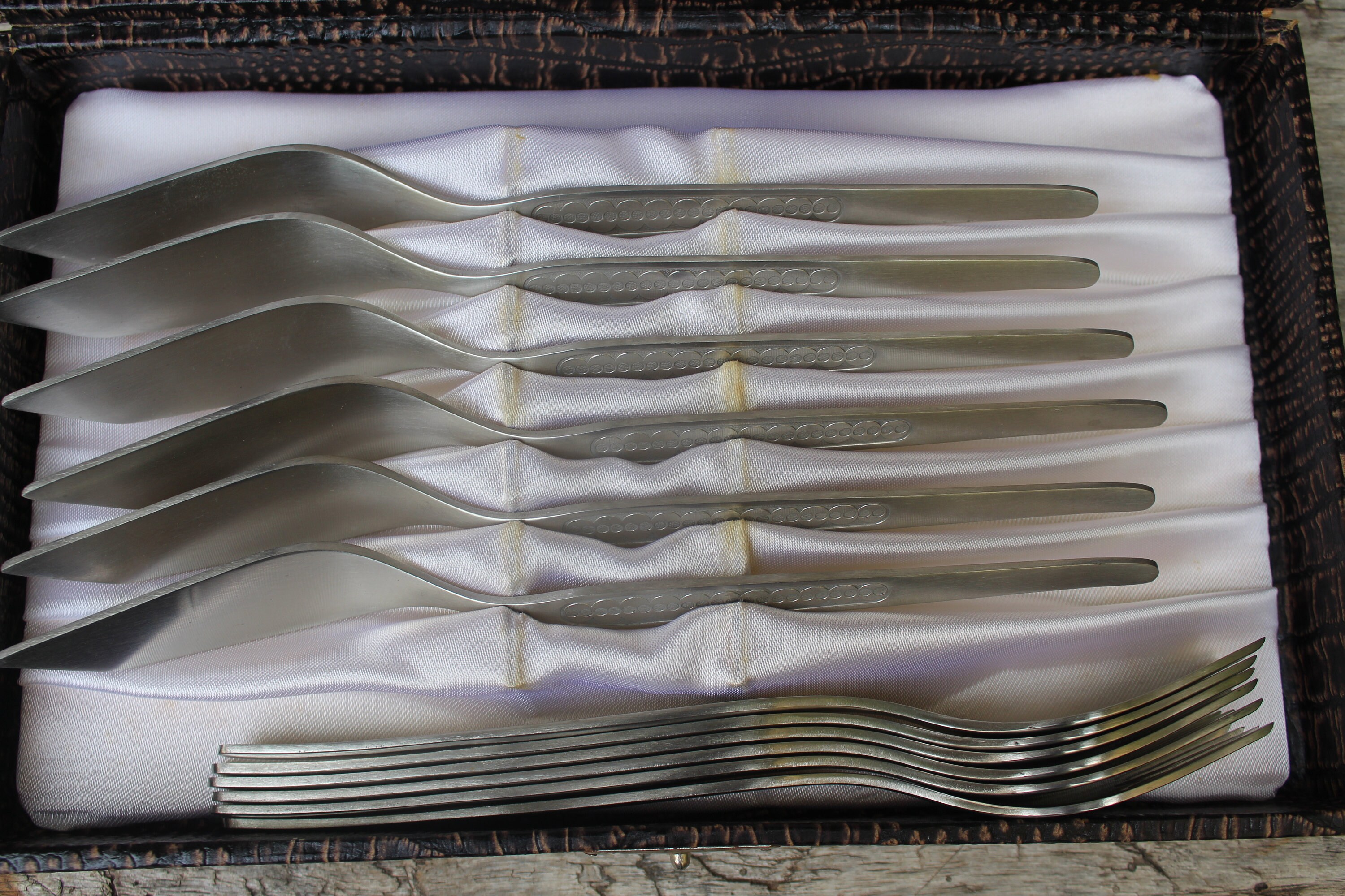 Fish Cutlery Fish Cutlery 12 Pcs. ABS 18.8 Stainless 70s GDR Etsy UK