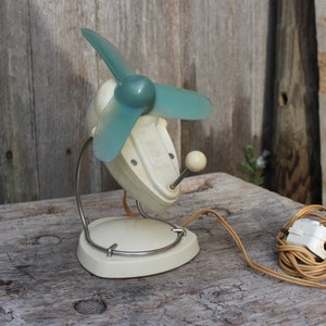 cool table fan PHILIPS 50s Midcentury