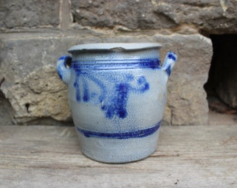Ceramic pot stoneware pot stoneware salt glaze 50s 60s
