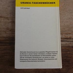 Vintage Buch Gartenblumen 70er Jahre DDR Bild 2