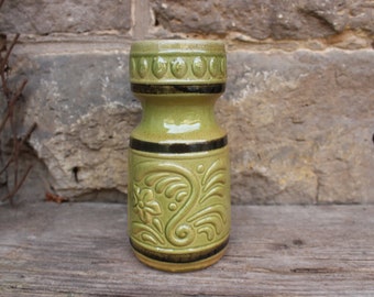 VEB Gräfenroda セラミックジャグ ブルー – ヴィンテージ花瓶 60年代