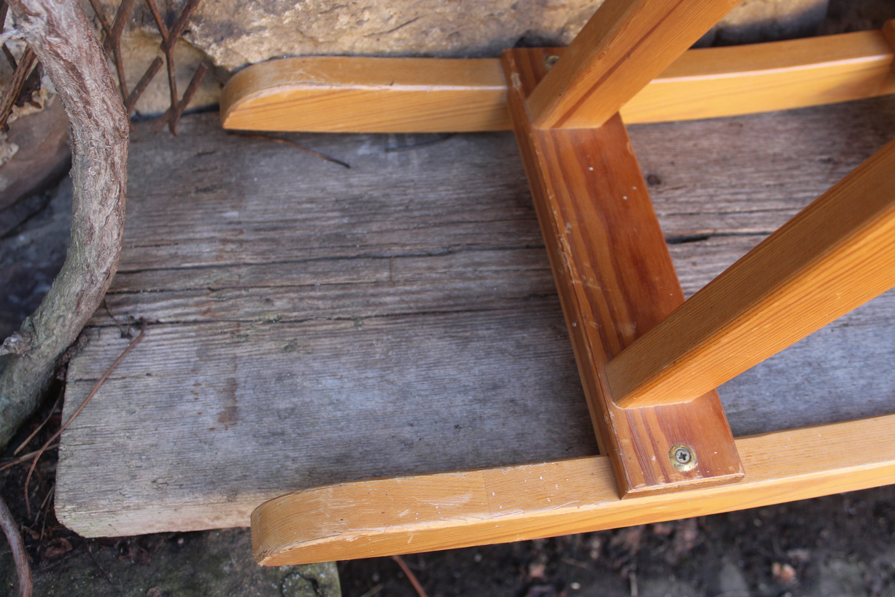 80年代のヴィンテージ木製ロッキングホース - Etsy 日本