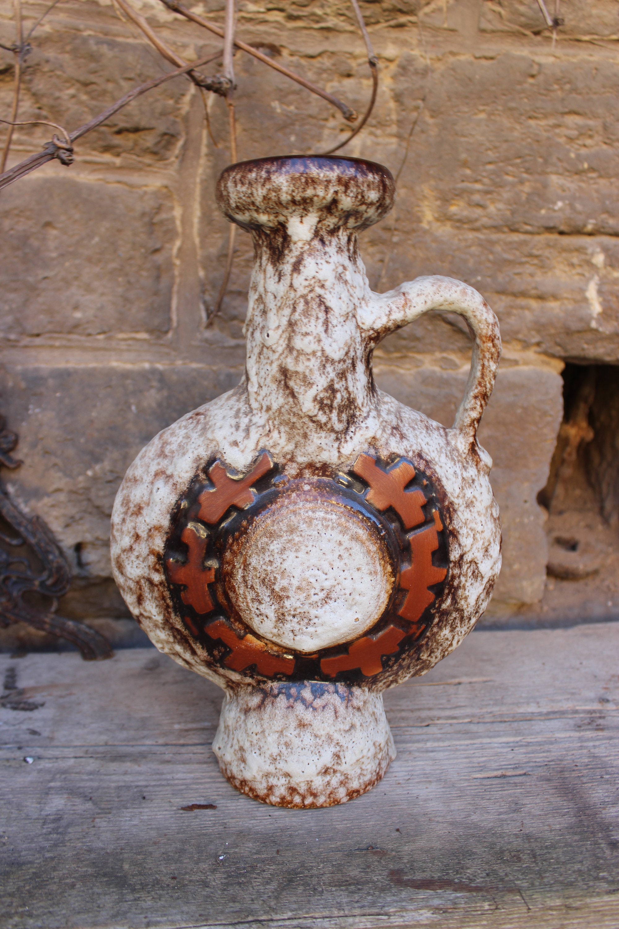 珍しい花瓶の水差し JOPEKO 7101 32 Fat Lava WGP 60年代 西ドイツ