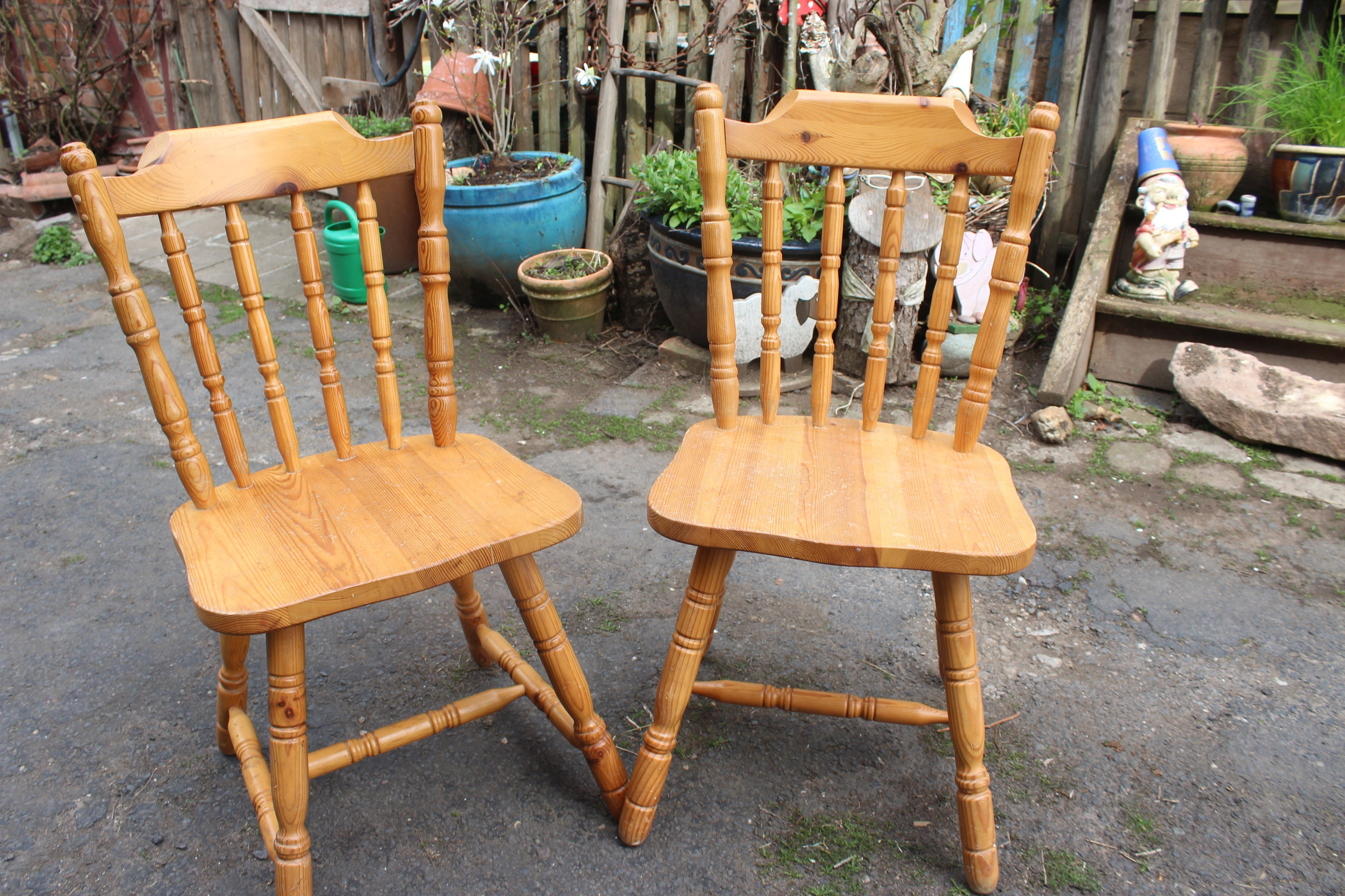 Home & Living 1 of 2 Chair Pub Chair Kitchen Chair Retro Kitchen 60s