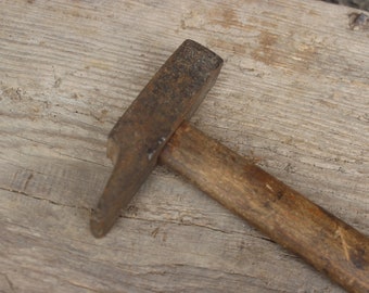 old small hammer metal hammer tool 1930s