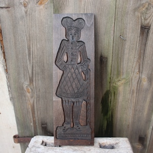 Spekulatius Form Model 45 cm Dekoration geschnitzt Handarbeit West Germany