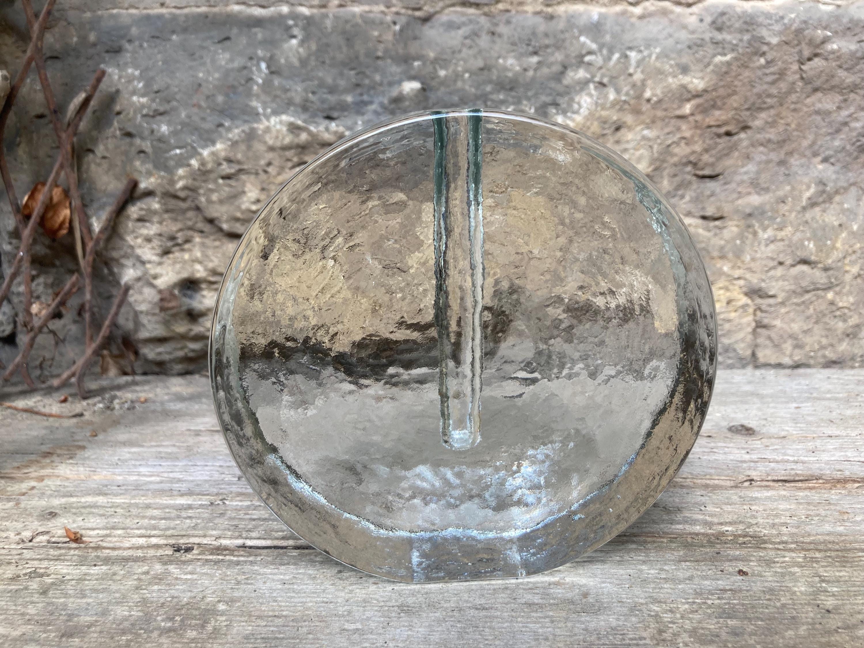 ヴィーゼンタールヒュッテ ブロック花瓶 Ø 12 cm / ブロックガラス花瓶