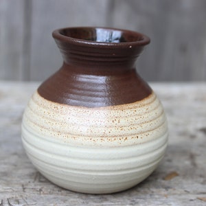 Mini vase, studio ceramics, Gramann pottery, Römhild, 1980s, GDR