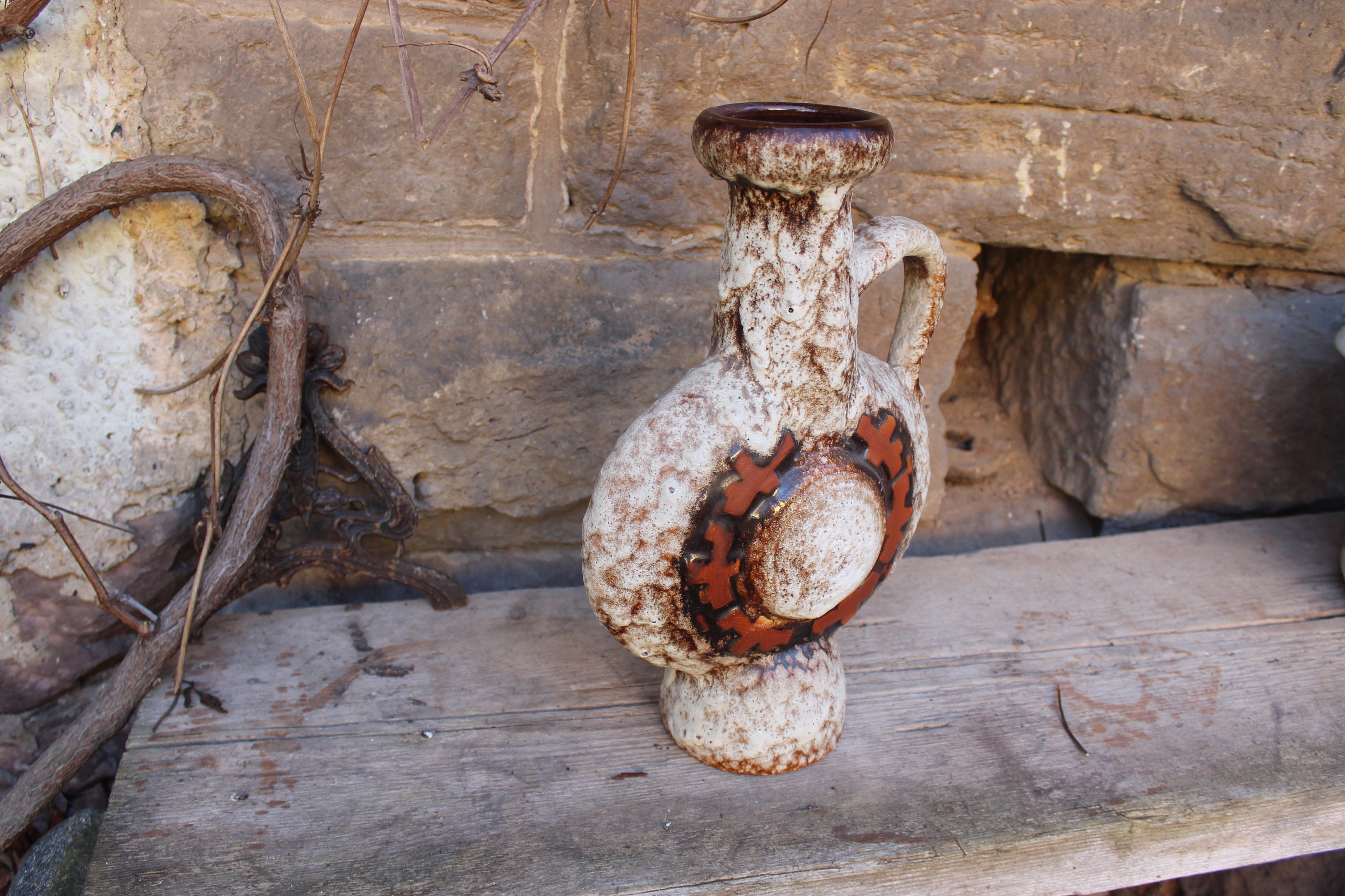 珍しい花瓶の水差し JOPEKO 7101 32 Fat Lava WGP 60年代 西ドイツ