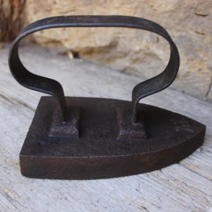 Plancha antigua para el cabello, circa 1900-1920