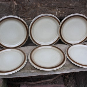 6 Dinner Plates Thomas Corda Umbra Rosenthal Porcelain 70s