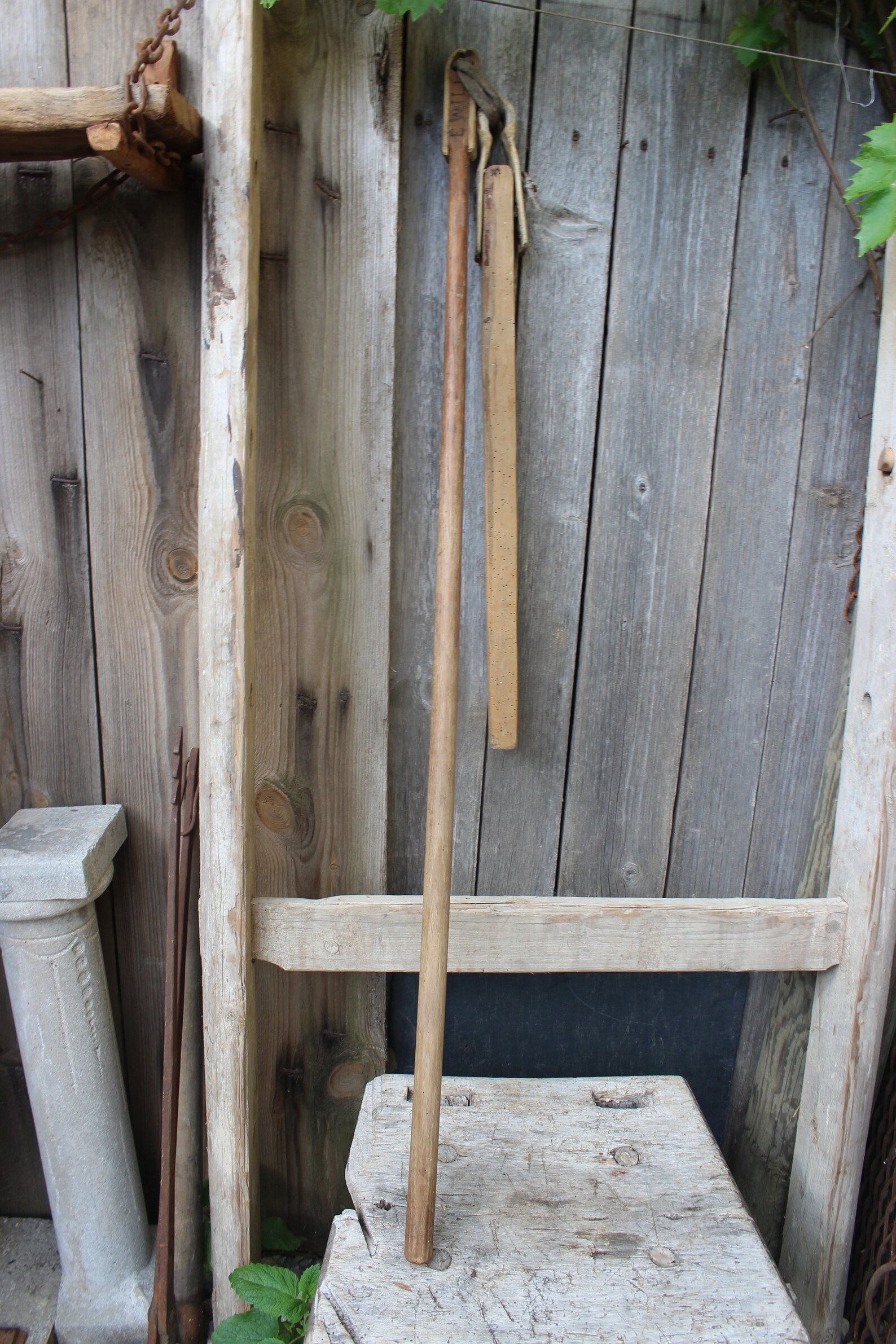 Antique Peasant Flail Dresch Flegel Around 1900 Etsy