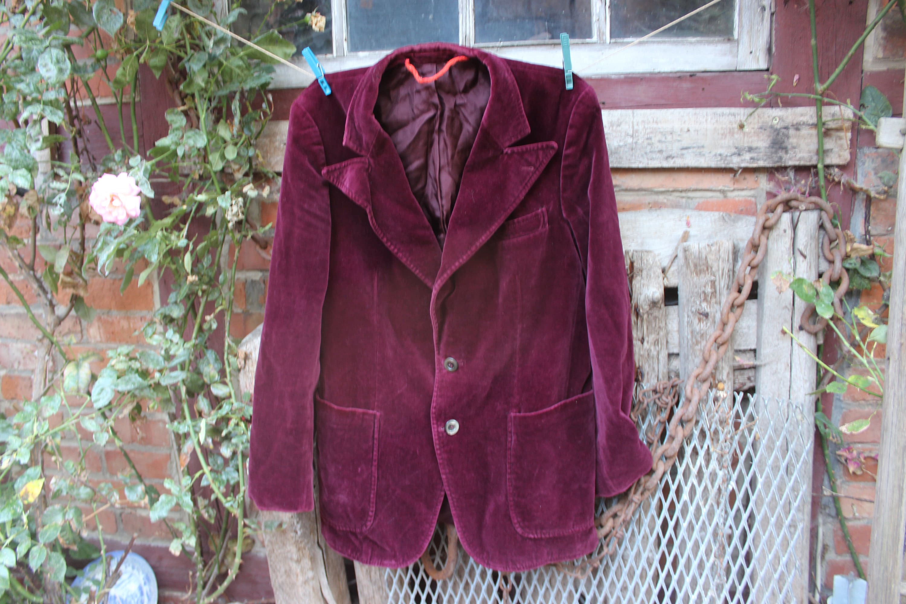 Vintage Velvet Suit - Etsy