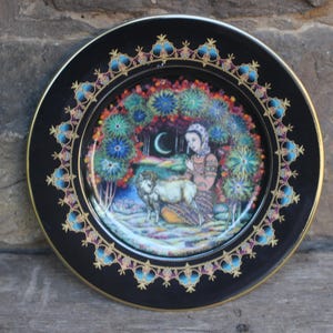 Heinrich Villeroy & Boch / Russian fairytale plate &quot;Alyonuschka&quot; / Fairytale from ancient Russia / Bone China Porcelain West Germany
