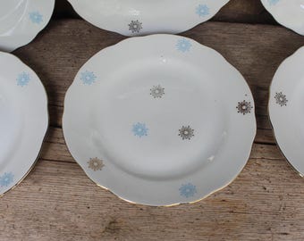 ヴィンテージ磁器ディナーセット Kahla ドイツ、Kahla Blau Saks
