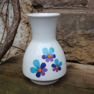 Prilblumen Vase Flower Decor Winterling Röslau Bavaria Porcelain Vintage 70s