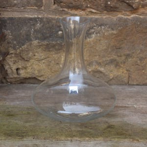 Decanter carafe Flirt / vase mouth-blown glass / MF Design 90s Vintage / in original box