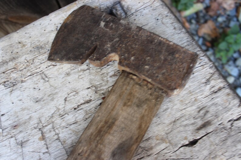Antique Axe Beil Hand Forged 10s 20s