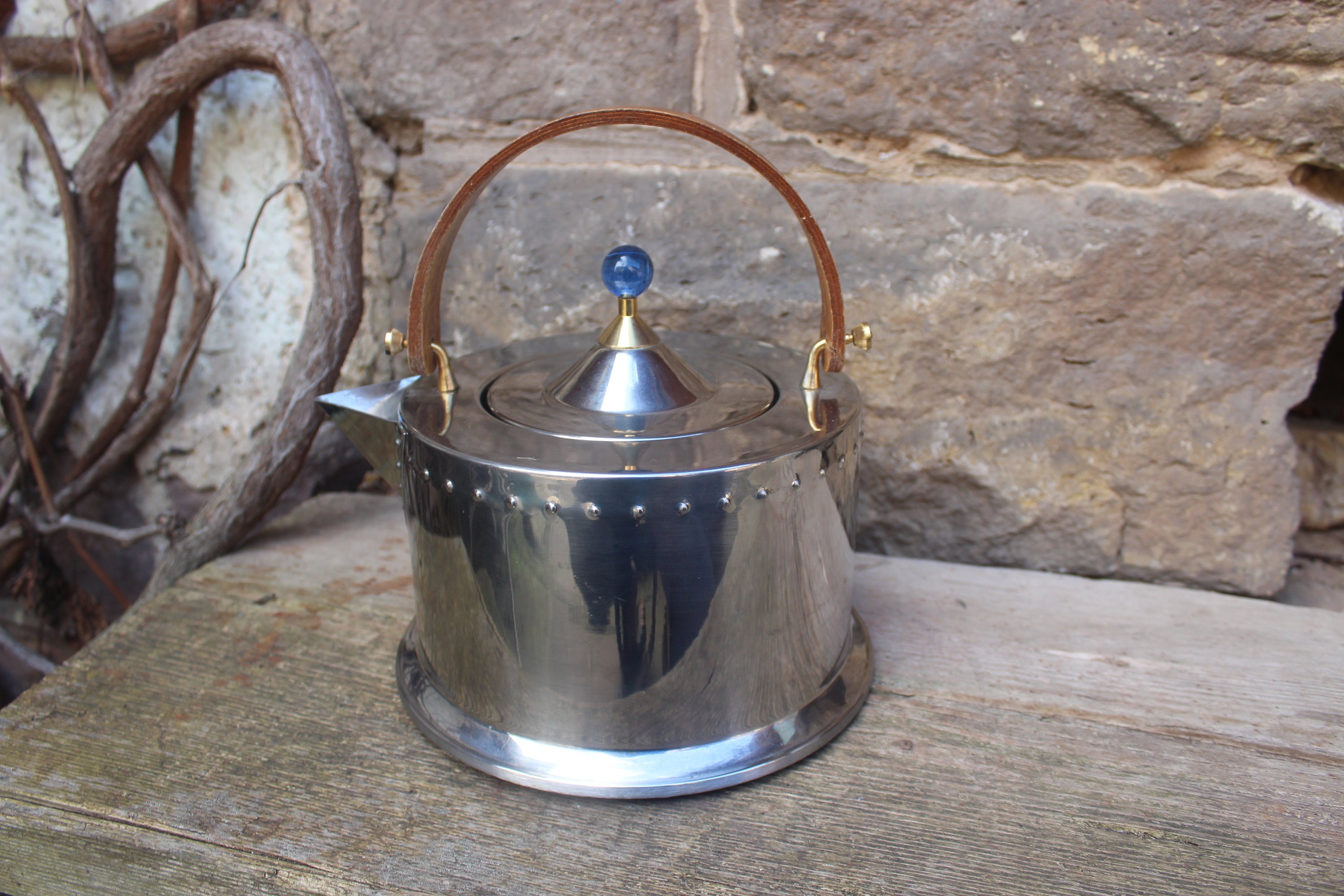 C. Jorgensen INOX 18/8 Bodum Tea Kettle Stainless Steel Made in