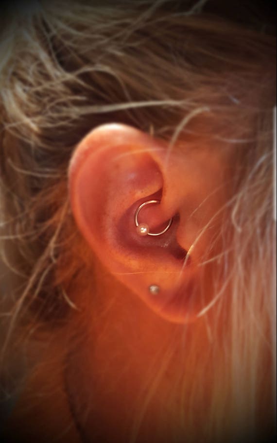 Details About Heart Cartilage Tragus Helix Daith Rook Earring Piercing 18g Sold By Pairs
