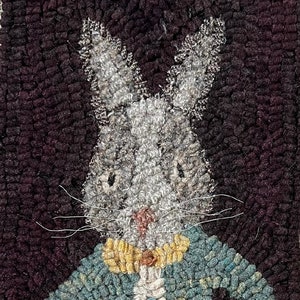 Star Rug Company ~ Dashing Pete  primitive rug hooking pattern