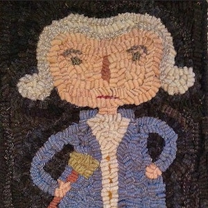 Star Rug Company ~ Nunca digas una mentira Patrón de enganche de alfombra