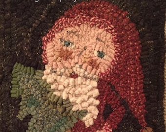 Star Rug Company ~Jingle Santa  Rug Hooking Pattern