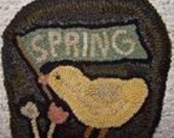 Star Rug Company ~ Spring Messenger ~   Rug Hooking Pattern