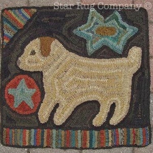 Star Rug Company ~ Little Dog ~   Rug Hooking Pattern