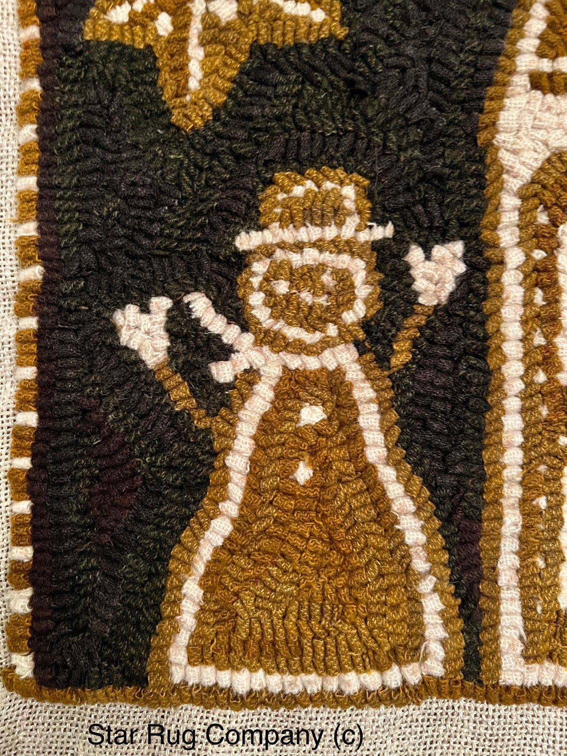 Star Rug Company ~gingerbread Lane- Rug Hooking Pattern - Etsy
