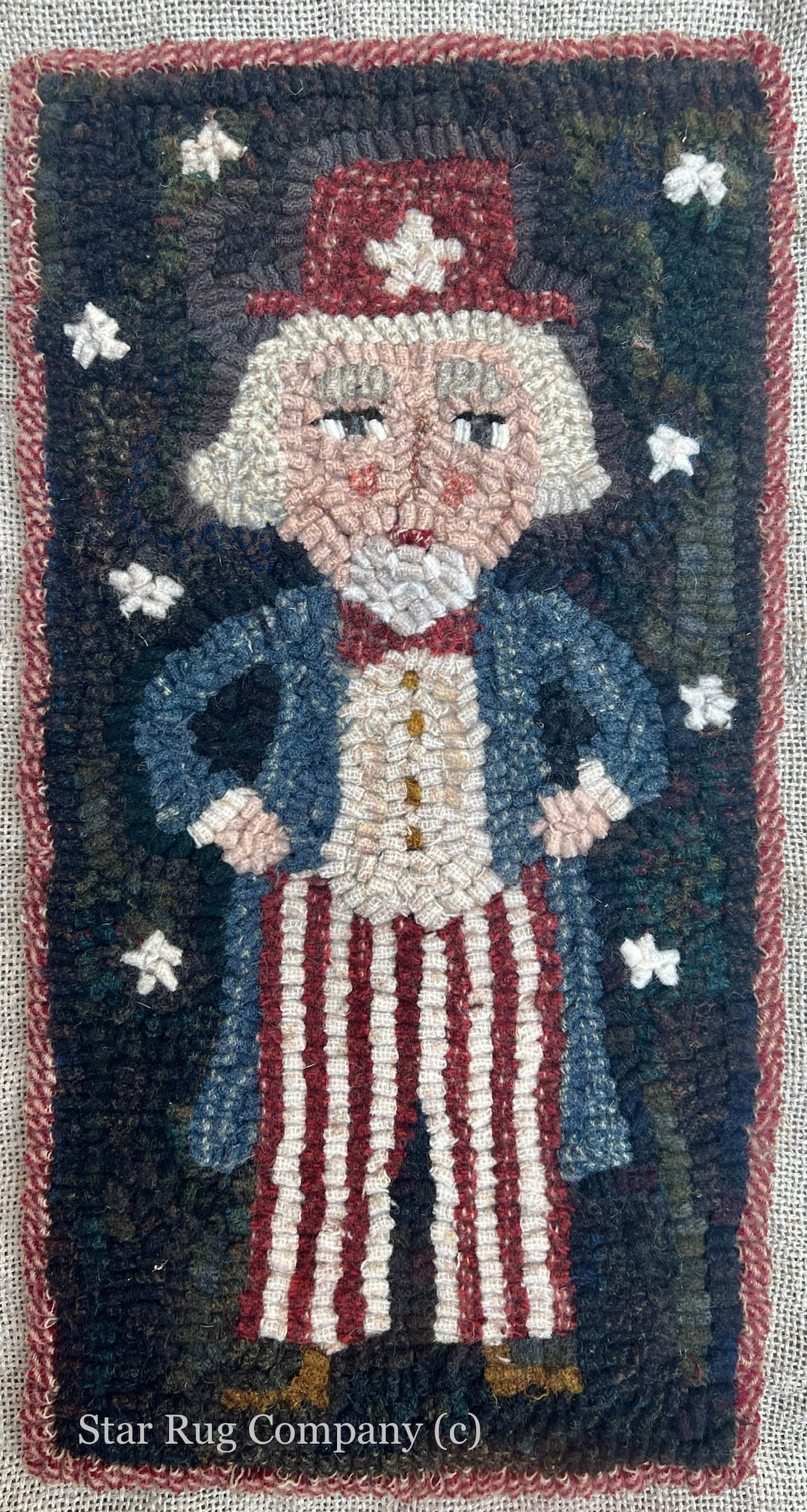 Little Sam ~ Star Rug Company ~ Primitive Rug Hooking Pattern - Etsy