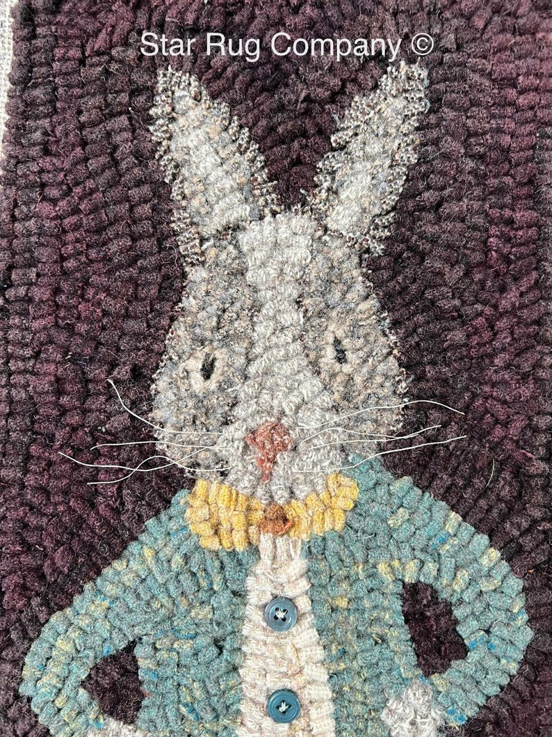 Star Rug Company ~ Dashing Pete Primitive Rug Hooking Pattern - Etsy