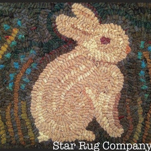 Star Rug Company ~ Little Rabbit Rug Hooking Pattern