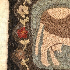 Star Rug Company ~ Antique Cow Rug Hooking Pattern - Etsy