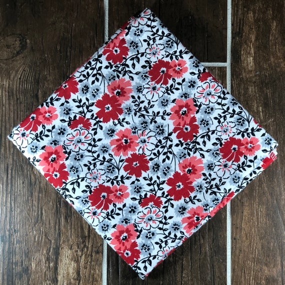 floral receiving blankets