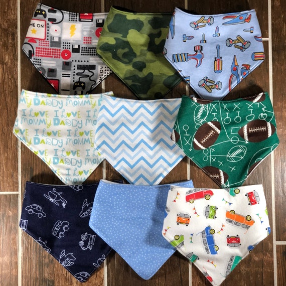 bandana bibs etsy