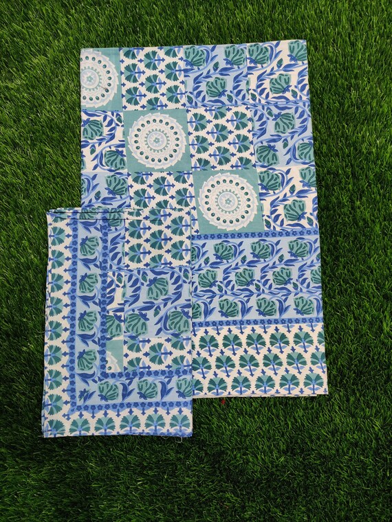 Rajasthani Traditional Jaipuri King Size Bedsheet With 2 Etsy