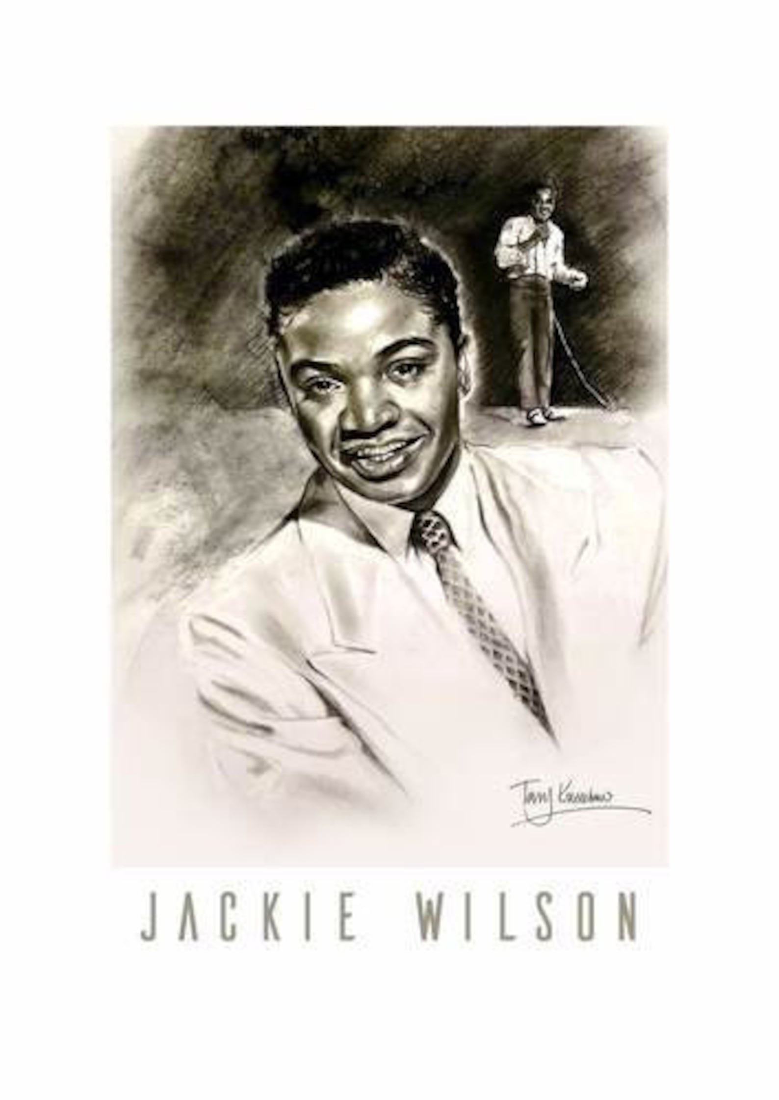 Jackie Wilson A2 Print | Etsy