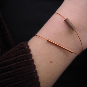 Bracelet Haselholz & Kupfer