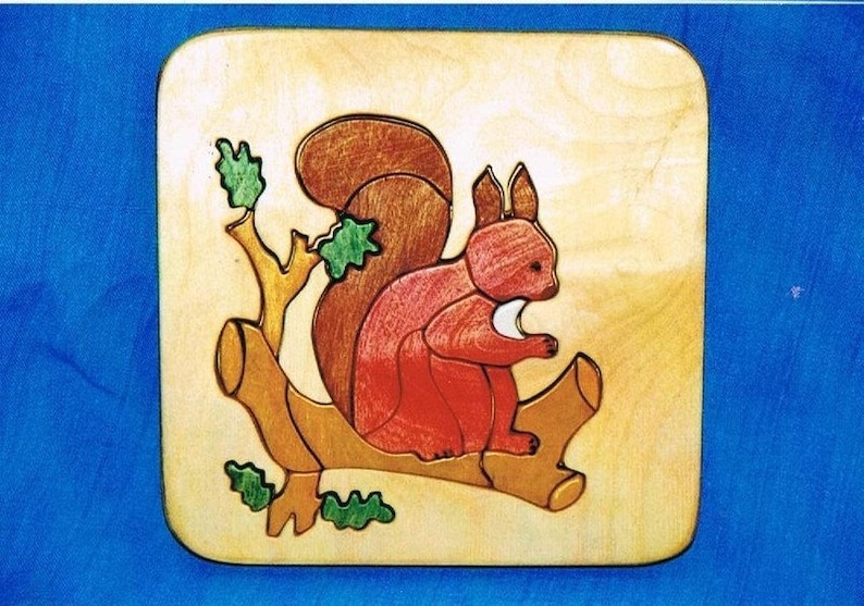 Wooden puzzle Squirrel image 1