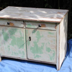 Shabby chest of drawers from the 40s image 1