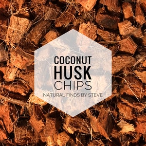 Coconut Husk Chips and Fluff - Great for Orchids