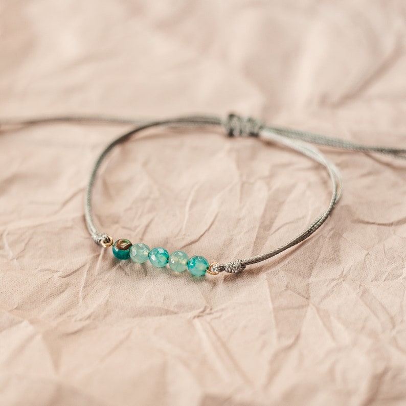 Edelsteine Achat und Turmalin zartes Armband mit glitzerndem Freundschaftsarmband Freshwater pearl bracelet S\u00fcsswasserperlen