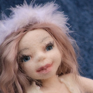 Daliana - Felted doll - Felted art dolls - Felted art - Needle felted doll - Ooak art doll - Doll sculpture - Home decor doll