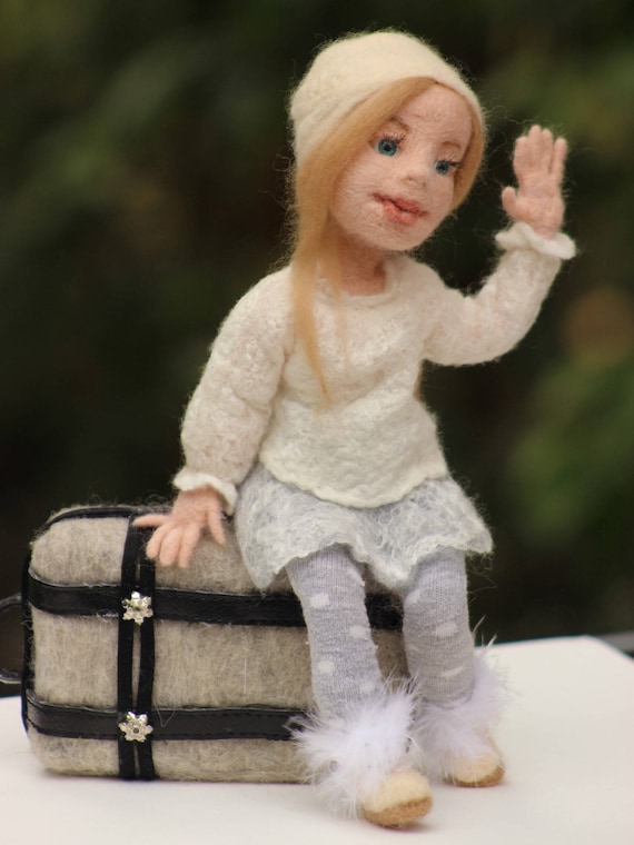 needle felted doll