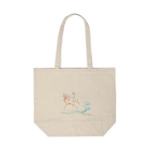 This happy little hermit crab, will bring a smile to your face as he travels with you on your journeys from home to market to seaside.