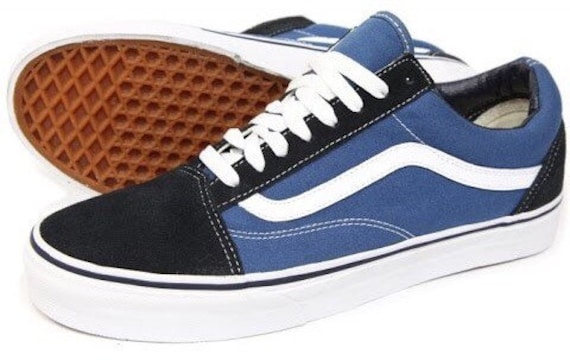 vans black and blue old skool
